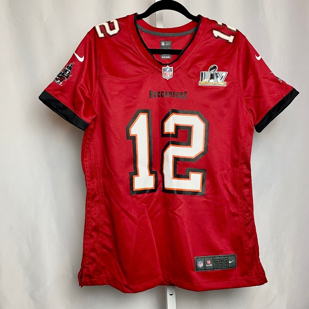 NFL Nike On Field Tom Brady Tampa Bay Buccaneers Super Bowl LV Jersey Large